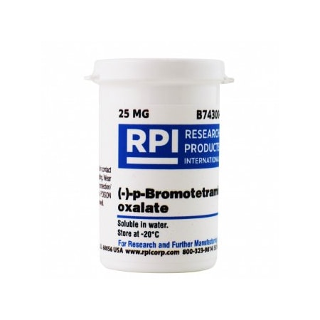 Rpi (-)-p-Bromotetramisole oxalate, 25 MG B74300-0.025